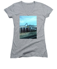 New Jersey From The Train 6 - Women's V-Neck (Athletic Fit)