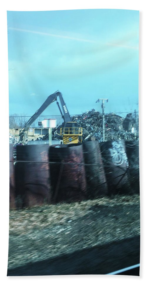 New Jersey From The Train 6 - Beach Towel
