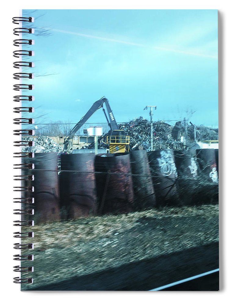 New Jersey From The Train 6 - Spiral Notebook