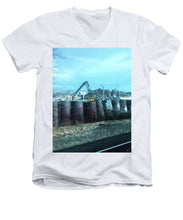 New Jersey From The Train 6 - Men's V-Neck T-Shirt