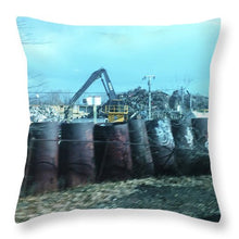 New Jersey From The Train 6 - Throw Pillow