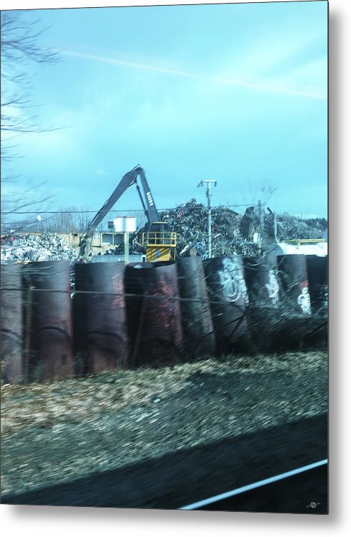 New Jersey From The Train 6 - Metal Print