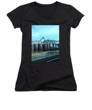 New Jersey From The Train 6 - Women's V-Neck (Athletic Fit)