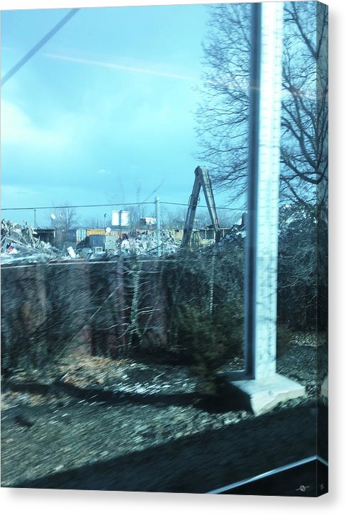 New Jersey From The Train 7 - Canvas Print
