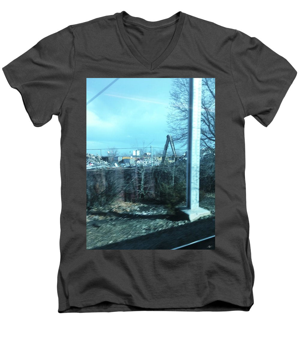 New Jersey From The Train 7 - Men's V-Neck T-Shirt