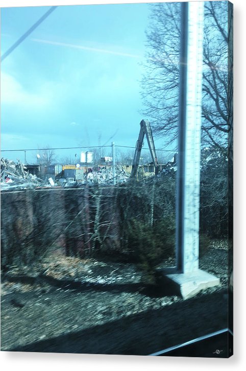 New Jersey From The Train 7 - Acrylic Print