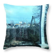 New Jersey From The Train 7 - Throw Pillow