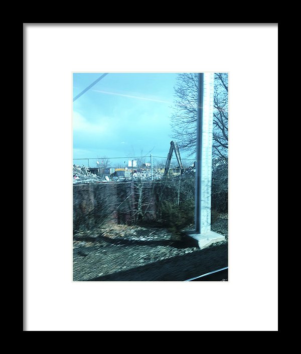 New Jersey From The Train 7 - Framed Print