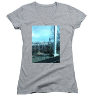 New Jersey From The Train 7 - Women's V-Neck (Athletic Fit)
