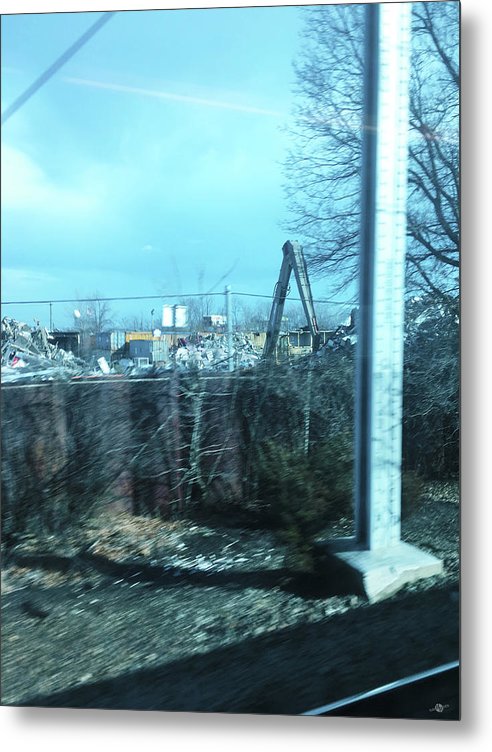 New Jersey From The Train 7 - Metal Print