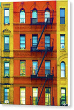New York City Apartment Building 2 - Canvas Print