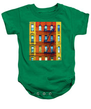 New York City Apartment Building 2 - Baby Onesie