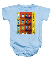 New York City Apartment Building 2 - Baby Onesie