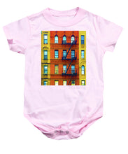 New York City Apartment Building 2 - Baby Onesie