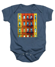New York City Apartment Building 2 - Baby Onesie