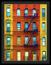 New York City Apartment Building 2 - Framed Print