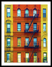 New York City Apartment Building 2 - Framed Print