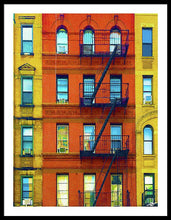 New York City Apartment Building 2 - Framed Print