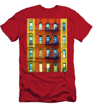New York City Apartment Building 2 - Men's T-Shirt (Athletic Fit)