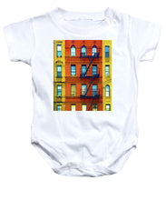 New York City Apartment Building 2 - Baby Onesie