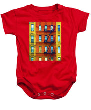 New York City Apartment Building 2 - Baby Onesie