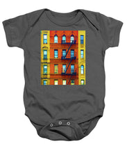 New York City Apartment Building 2 - Baby Onesie