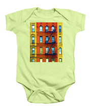 New York City Apartment Building 2 - Baby Onesie