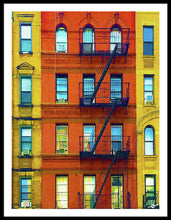 New York City Apartment Building 2 - Framed Print