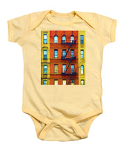 New York City Apartment Building 2 - Baby Onesie