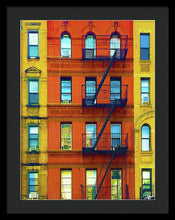 New York City Apartment Building 2 - Framed Print