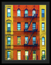 New York City Apartment Building 2 - Framed Print