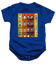 New York City Apartment Building 2 - Baby Onesie