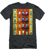 New York City Apartment Building 2 - Men's T-Shirt (Athletic Fit)