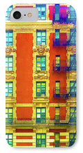 New York City Apartment Building 3 - Phone Case