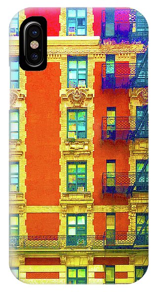 New York City Apartment Building 3 - Phone Case