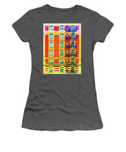 New York City Apartment Building 3 - Women's T-Shirt (Athletic Fit)