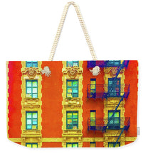 New York City Apartment Building 3 - Weekender Tote Bag