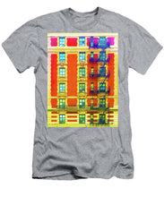 New York City Apartment Building 3 - Men's T-Shirt (Athletic Fit)