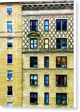 New York City Apartment Building - Canvas Print