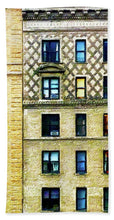 New York City Apartment Building - Beach Towel