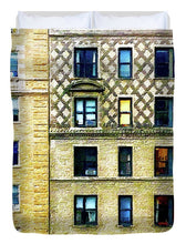 New York City Apartment Building - Duvet Cover