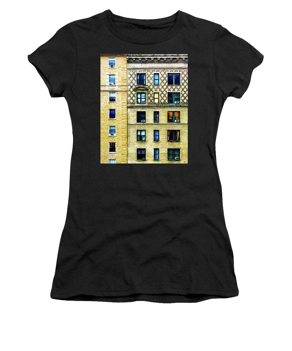 New York City Apartment Building - Women's T-Shirt (Athletic Fit)