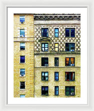 New York City Apartment Building - Framed Print