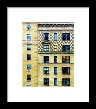 New York City Apartment Building - Framed Print