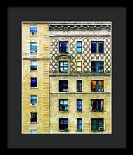 New York City Apartment Building - Framed Print