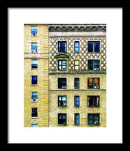 New York City Apartment Building - Framed Print