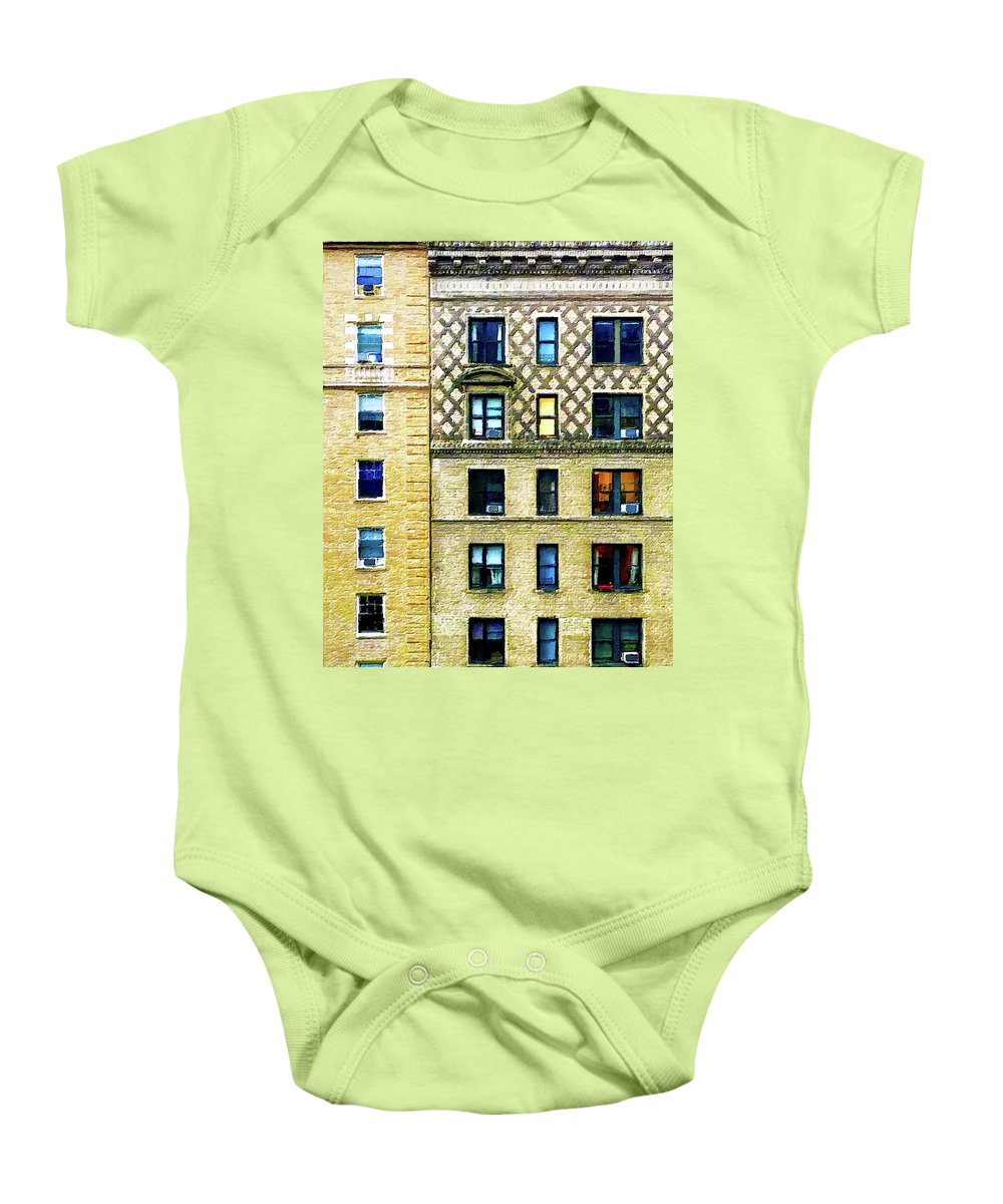 New York City Apartment Building - Baby Onesie