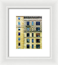 New York City Apartment Building - Framed Print