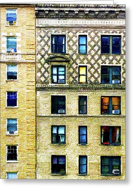 New York City Apartment Building - Greeting Card