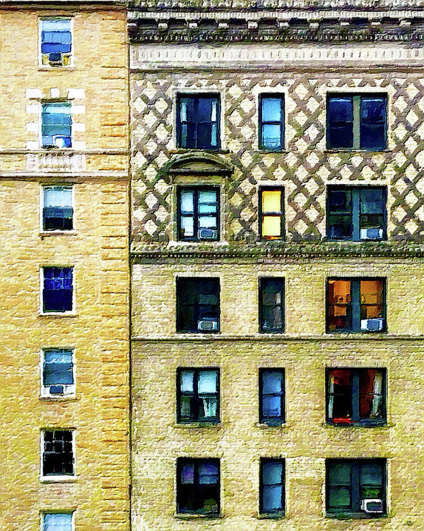 New York City Apartment Building - Art Print